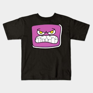 Cool Angry Sticker Kids T-Shirt